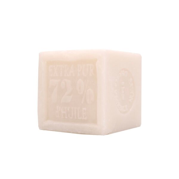 Savon de Marseille traditionnel - Blanc 300gr - Image 2