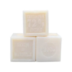 savon marseille blanc lot de 300 gr trpis avons blanc