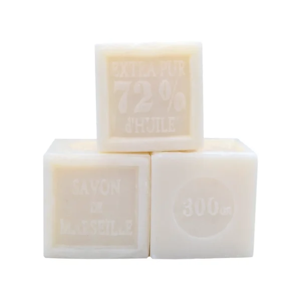 savon marseille blanc lot de 300 gr trpis avons blanc