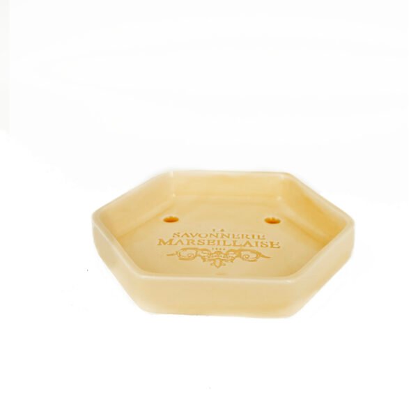 Porte-savon en faïence creme – Image 2