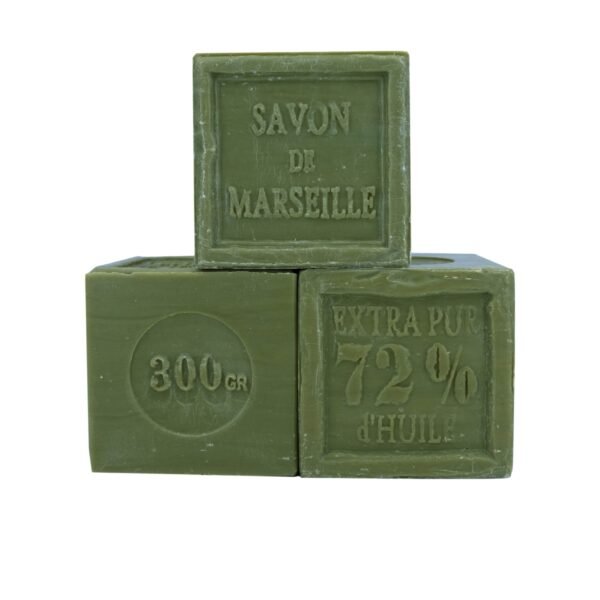 Lot de 3 Savons de Marseille Verts